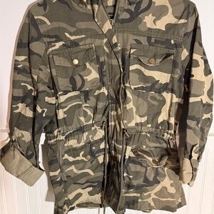 Camo Hooded Jacket